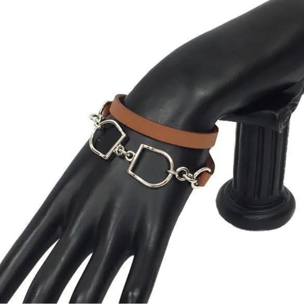 HERMES Etrier Double Tour Bracelet - Picture 6 of 6